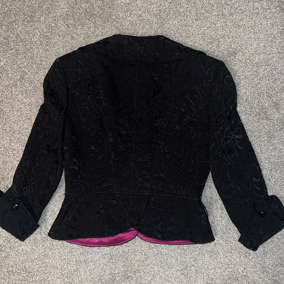 Bebe black 2 piece skirt & suit jacket size 4 🖤 - Picture 5 of 17